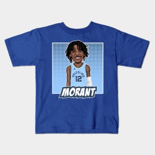 Ja Morant Cartoon Artwork Kids T-Shirt